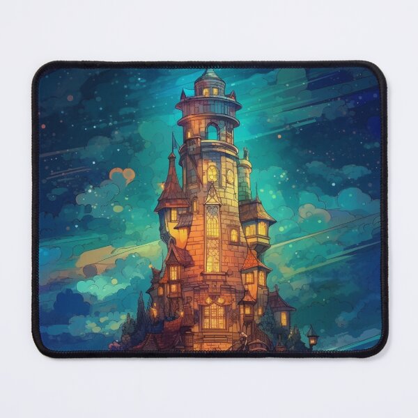 Item preview, Beautiful castle on a bright background designed and sold by n0ksyy.