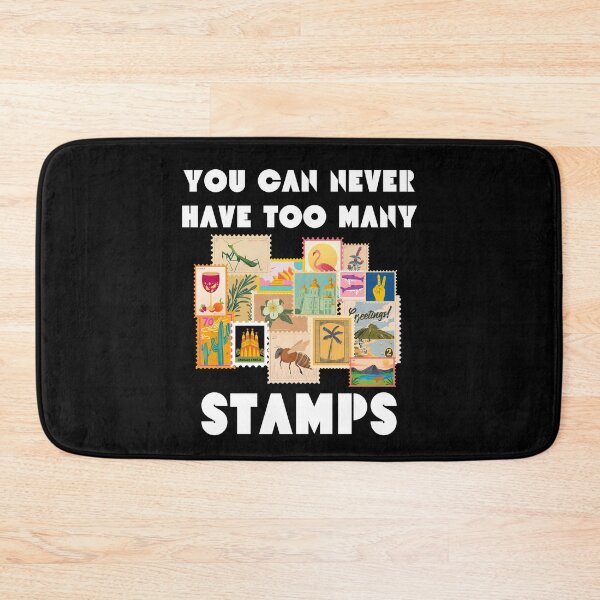 Item preview, You Can Never Have Too Many Stamps Funny Stamp Collector designed and sold by MagicSD Designs.