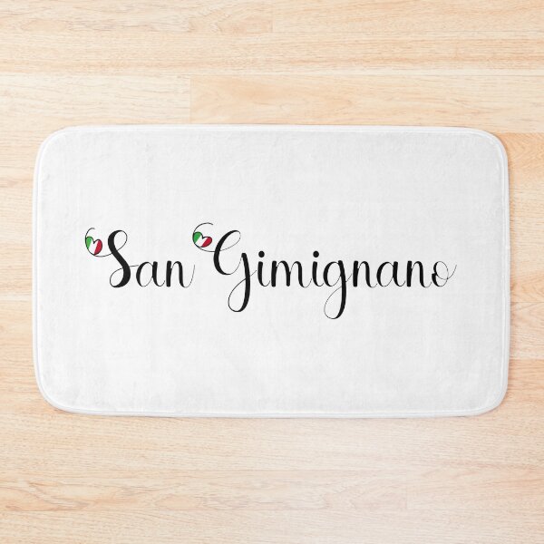 Item preview, San Gimignano With Italian Heart - I Love San Gimignano designed and sold by molamode.