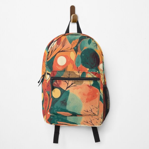 Item preview, Modern Art Meets Fall var. 3: Abstract, Playful, and Colorful Autumn Leaves Seamless Pattern designed and sold by stateofhuman.