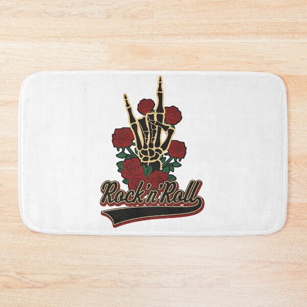 Item preview, Rock and Roll Skull Hand with Roses designed and sold by Acim0.