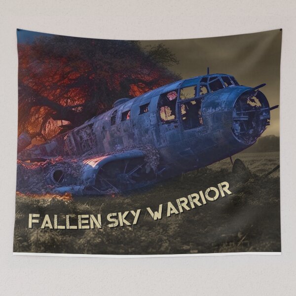 Item preview, Fallen Sky Warrior - Liminal Space Concept Art designed and sold by liminal-concept.