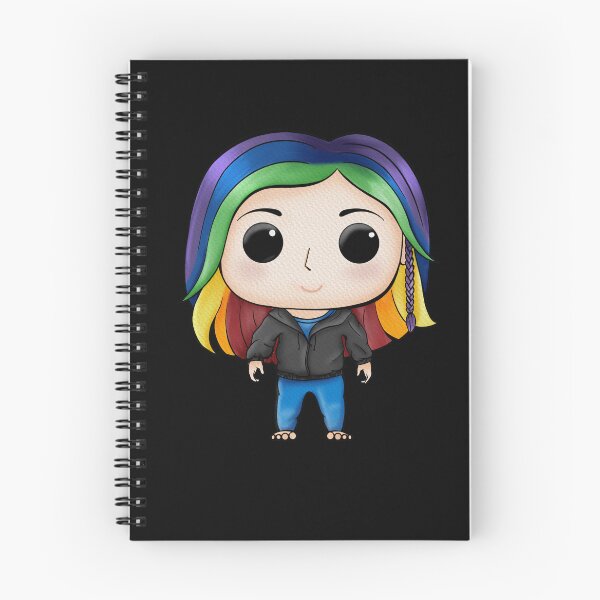 Item preview, Rainbow hair bobble head designed and sold by writersparks.