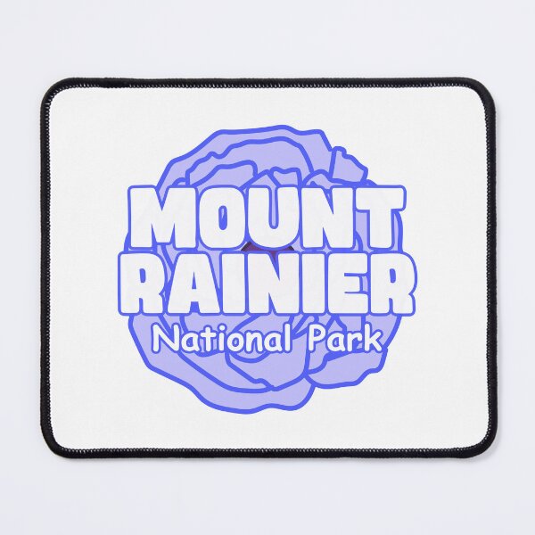 Item preview, Mount Rainier National Park in Blue designed and sold by Aerodin.
