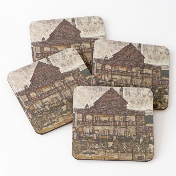 Item preview, Egon Schiele  - House with Shingles  designed and sold by TheGuestCat.