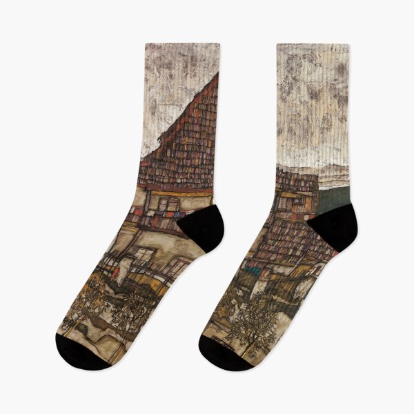 Item preview, Egon Schiele  - House with Shingles  designed and sold by TheGuestCat.