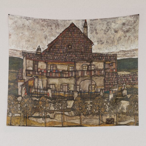 Item preview, Egon Schiele  - House with Shingles  designed and sold by TheGuestCat.