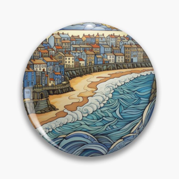 Item preview, Swirling Sunrise at Newquay  designed and sold by EpicFoxArt.