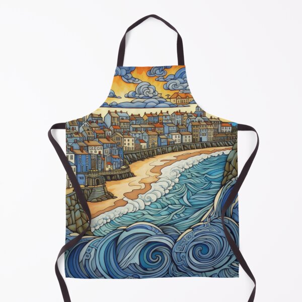 Item preview, Swirling Sunrise at Newquay designed and sold by EpicFoxArt.
