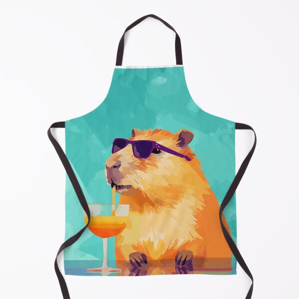 Item preview, Cool cocktail capybara designed and sold by Straya75.