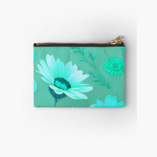Item preview, Aqua Green Floral Art designed and sold by Rell1970.