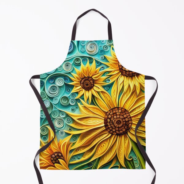 Artikelvorschau, Sonnenblumenbild mit gestepptem Papiereffekt entworfen und verkauft von hadleysheart.
