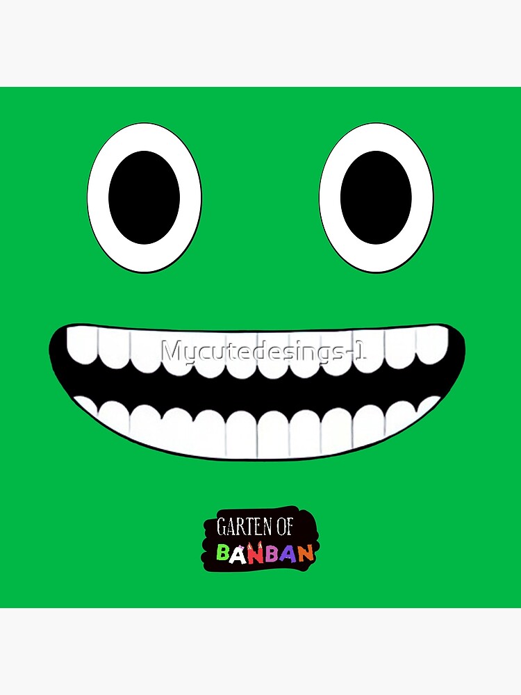Jumbo Josh look. Garten of Banban character. Horror games 2023. Green.  Halloween Poster for Sale by Mycutedesings-1