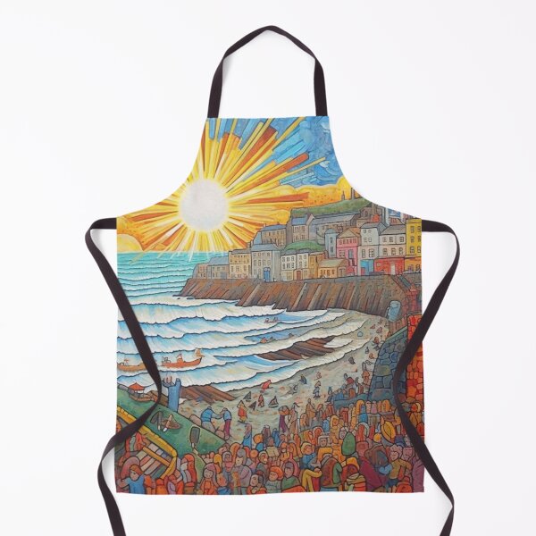 Item preview, Midsummer Sunset Over Newquay designed and sold by EpicFoxArt.