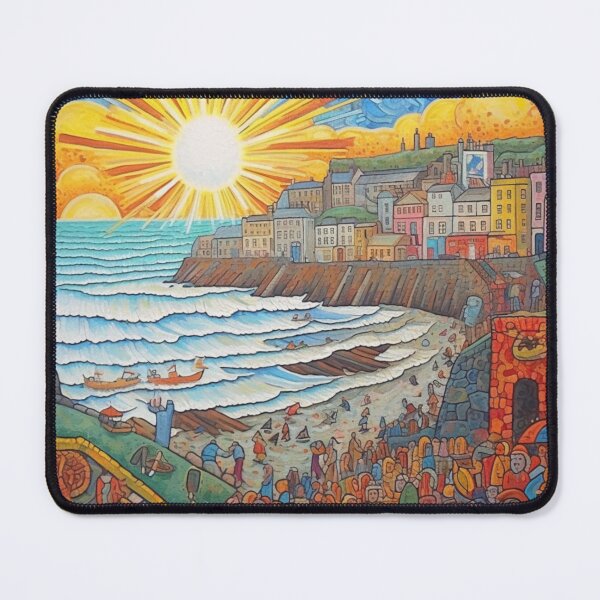 Item preview, Midsummer Sunset Over Newquay designed and sold by EpicFoxArt.