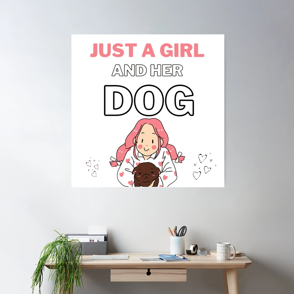 Young Girl With Her Dog/キース カーター/ポスター Young Girl With Her Dog/キース カーター/ポスター Young Girl