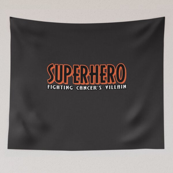 Item preview, leukemia cancer awareness orange ribbon superhero designed and sold by shaderepublic.