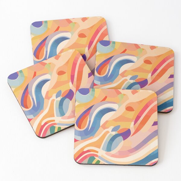 Item preview, Curved Wonder in Multicolor designed and sold by printyai.