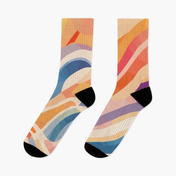 Item preview, Curved Wonder in Multicolor designed and sold by printyai.