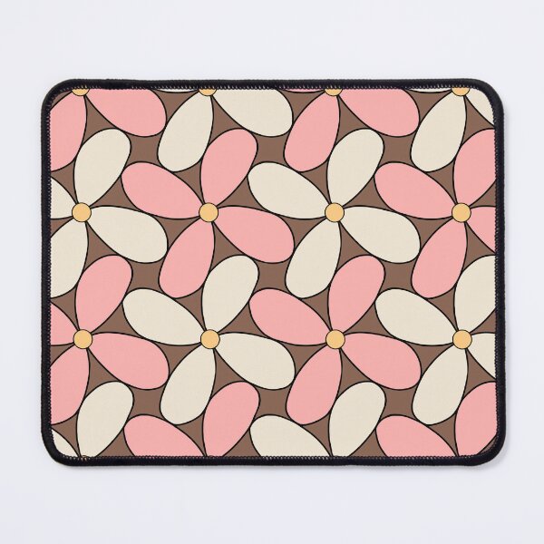Item preview, Flower Twirl Repeat Pattern Print Larger Scale designed and sold by Katie Stearns.