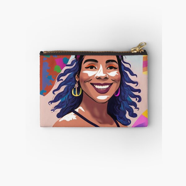 Item preview, Cute black woman cartoon character portrait at the pride parade designed and sold by FCEalin.