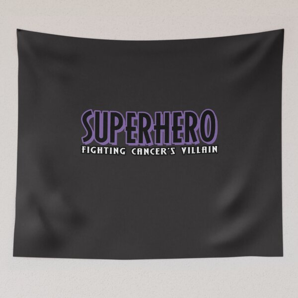 Item preview,  pancreatic cancer awareness purple ribbon superhero designed and sold by shaderepublic.