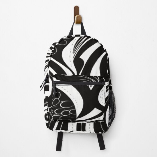 Item preview, Monochrome Magic: Black and White Swirling Geometric Pattern Collection One designed and sold by delohill.