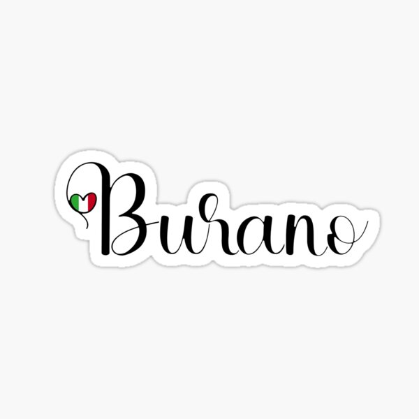 Item preview, Burano With Italian Heart - I Love Burano designed and sold by molamode.