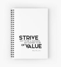 Cuaderno de espiral esfuerzo de valor - einstein