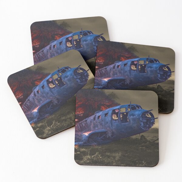 Item preview, Crashed Aeroplane Under An Oak Tree - Liminal Space Concept Art designed and sold by liminal-concept.