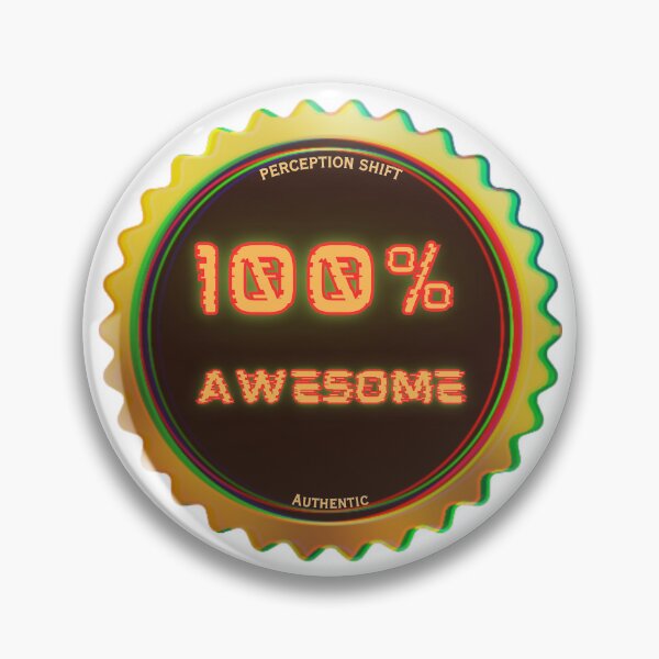 Item preview, 100% Awesome Authentic Seal of Awesome Stamp of Approval designed and sold by Soundpups.