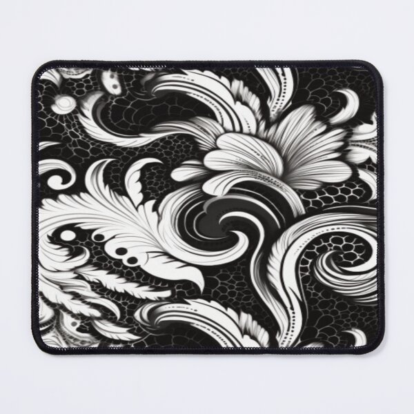 Item preview, Monochrome Magic: Black and White Swirling Geometric Pattern Collection Two designed and sold by delohill.