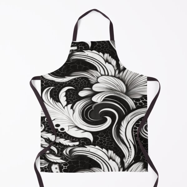 Item preview, Monochrome Magic: Black and White Swirling Geometric Pattern Collection Two designed and sold by delohill.