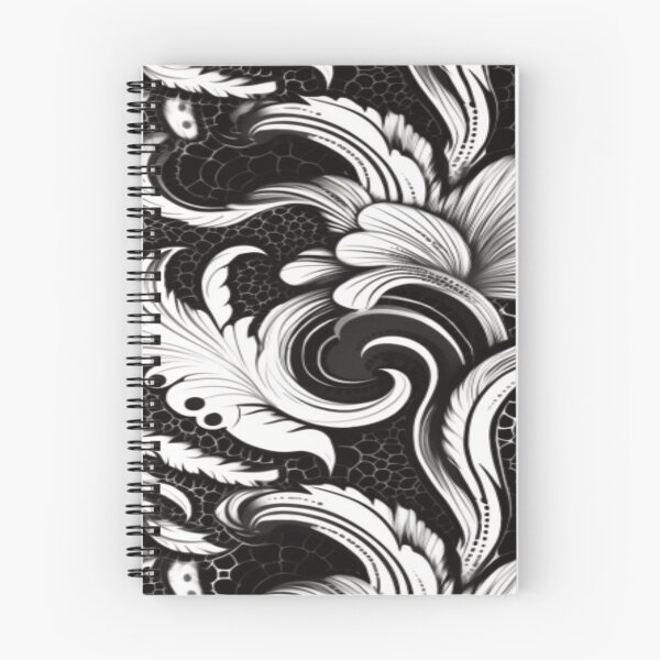 Item preview, Monochrome Magic: Black and White Swirling Geometric Pattern Collection Two designed and sold by delohill.