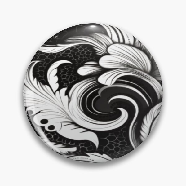 Item preview, Monochrome Magic: Black and White Swirling Geometric Pattern Collection Two designed and sold by delohill.