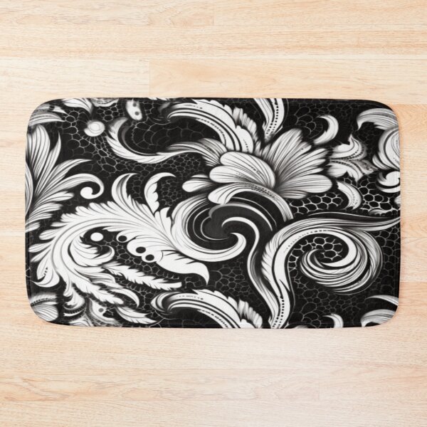 Item preview, Monochrome Magic: Black and White Swirling Geometric Pattern Collection Two designed and sold by delohill.