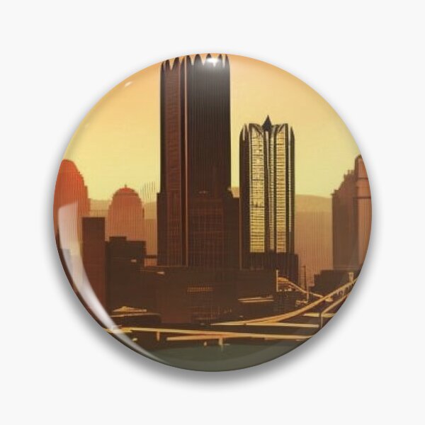 Artikelvorschau, Vintage-Reiseplakate: Pittsburgh (Version 15) entworfen und verkauft von RoyallyColorful.