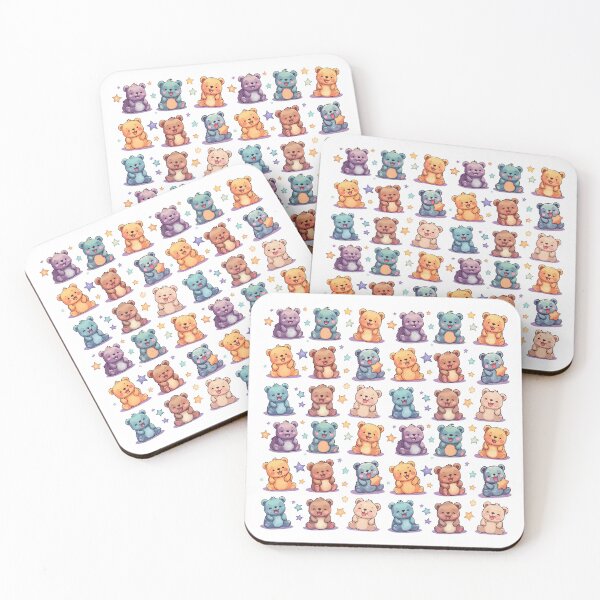 Item preview, Teddy Playtime: Bear and Stars Design designed and sold by achentouf.