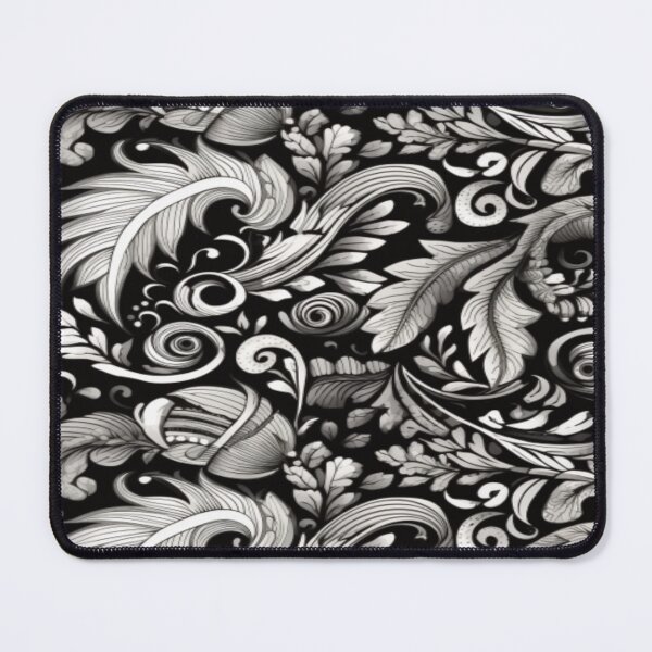Item preview, Monochrome Magic: Black and White Swirling Geometric Pattern Collection Three designed and sold by delohill.