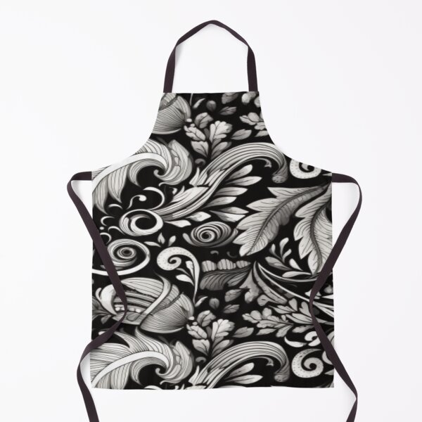 Item preview, Monochrome Magic: Black and White Swirling Geometric Pattern Collection Three designed and sold by delohill.