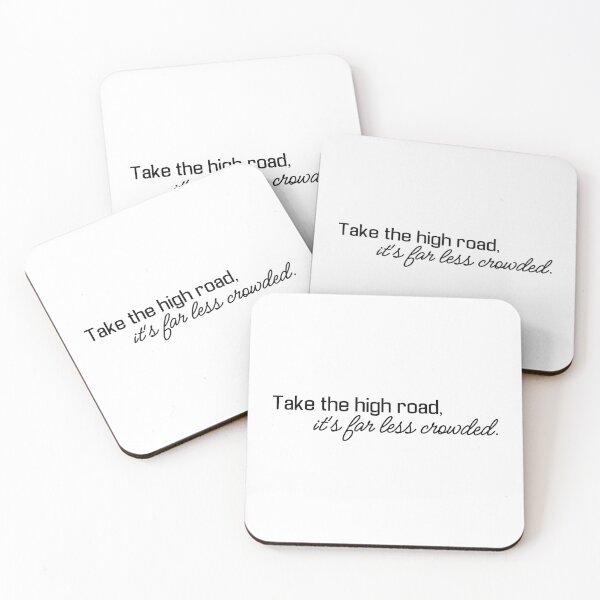 Item preview, Take the high road, it's far less crowded.  designed and sold by wonderxwander.