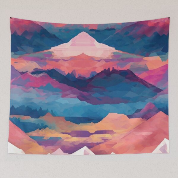 Item preview, Colored Mountains designed and sold by Daligital.
