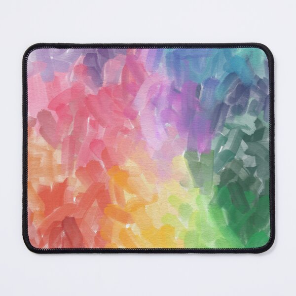 Item preview, Textured Abstract Rainbow Brushstrokes designed and sold by srsig designs.