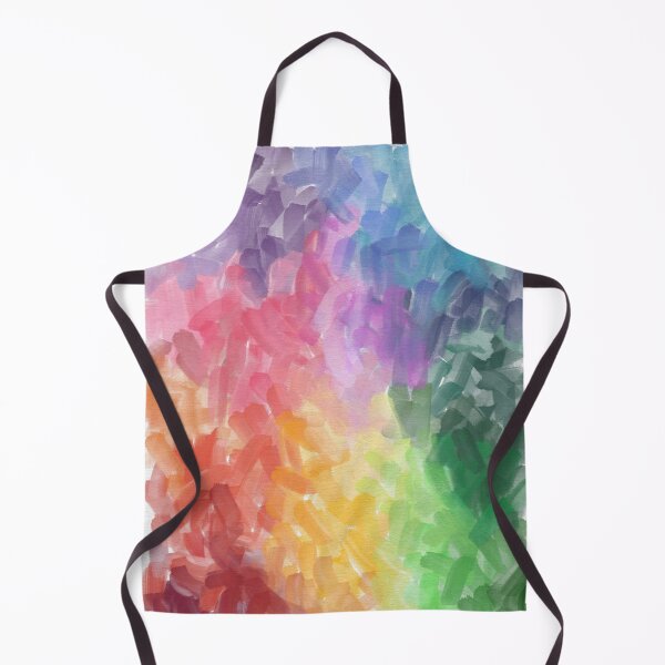 Item preview, Textured Abstract Rainbow Brushstrokes designed and sold by srsig designs.