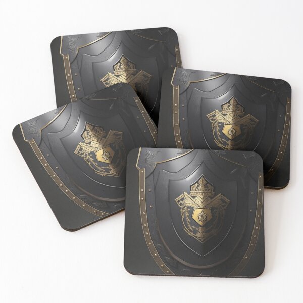 Item preview, Black Shield with Emblem designed and sold by artwealllove.