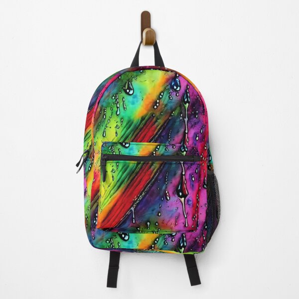 Gear-Up Drip Painting Blue Glow-in-the-Dark Backpack