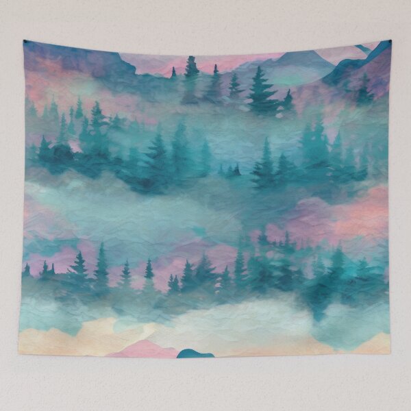 Item preview, Colored Mountains Two designed and sold by Daligital.
