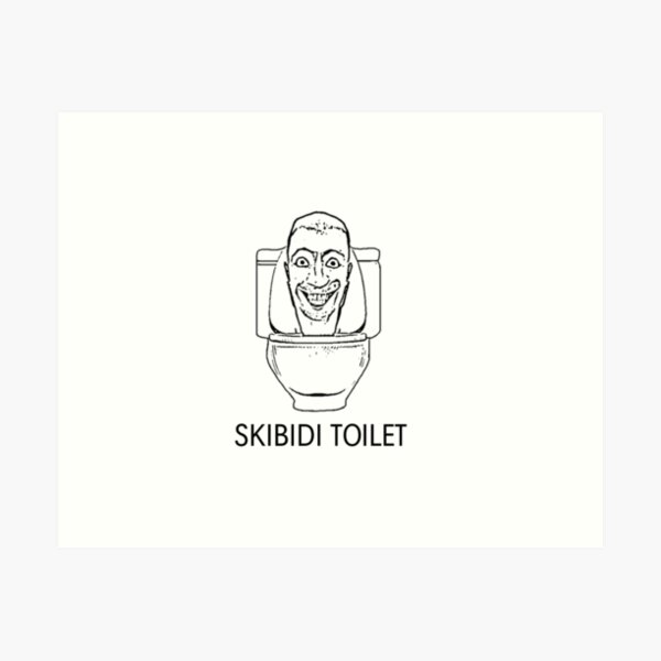 Coloriage Effrayant Skibidi Toilet - Dessin gratuit à imprimer