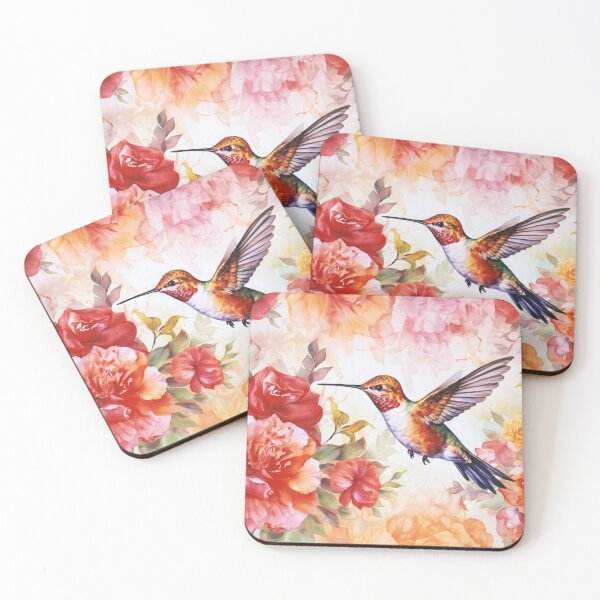 Item preview, Colorful Watercolor Hummingbird  designed and sold by MasartDesigns.