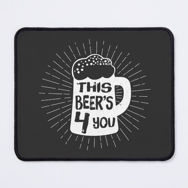 Item preview, Vintage beer glass. This beer is for you text. designed and sold by friadesign.